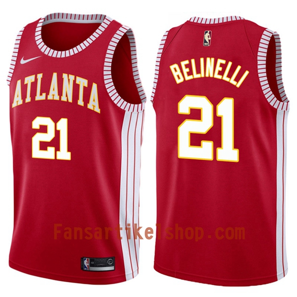 NBA Atlanta Hawks Trikot Marco Belinelli 21 Nike Classic Edition Swingman - Herren NBA Atlanta Hawks Trikot Marco Belinelli 21 Nike Classic Edition Swingman - Herren